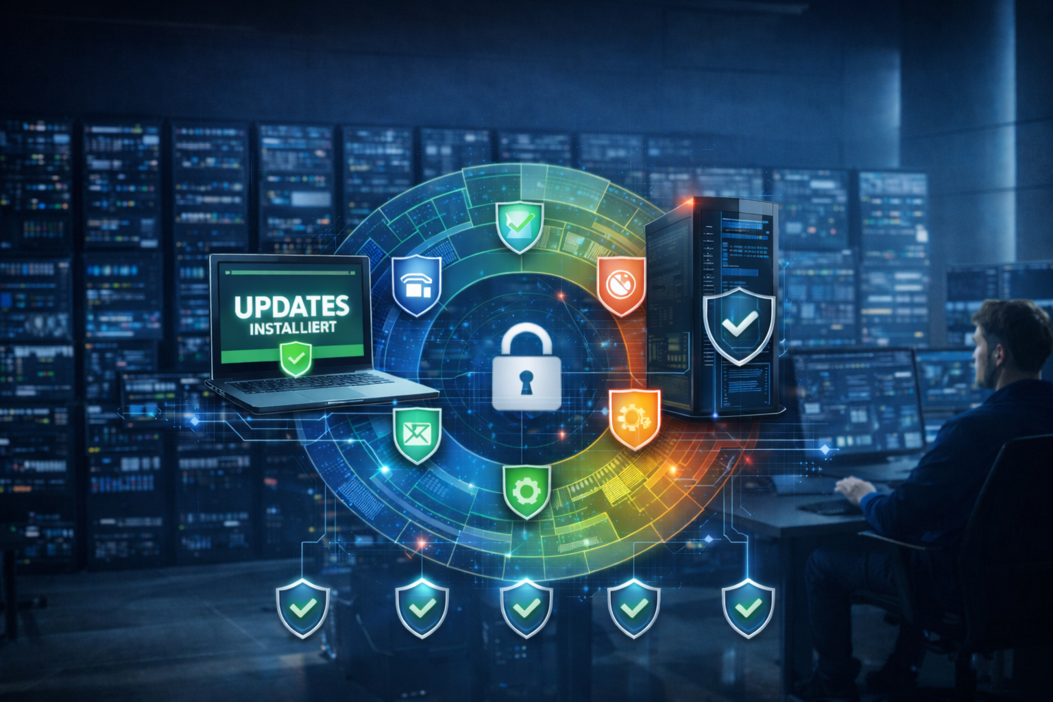 IC-Sicherheitspaket für Ihre IT-Sicherheit aus Deutschland 3 regelmaessige automatische Aktualisierung Ihrer Systeme