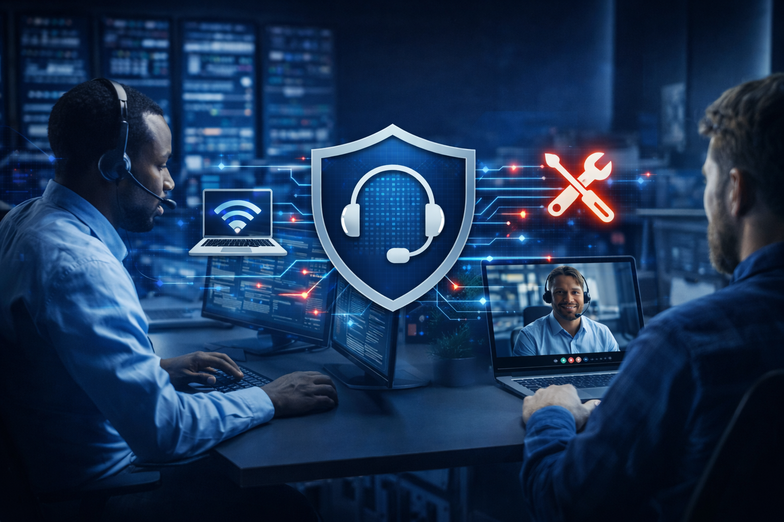 IC-Sicherheitspaket für Ihre IT-Sicherheit aus Deutschland 4 vereinfachte Fernwartung und Moeglichkeit der Unterstuetzung