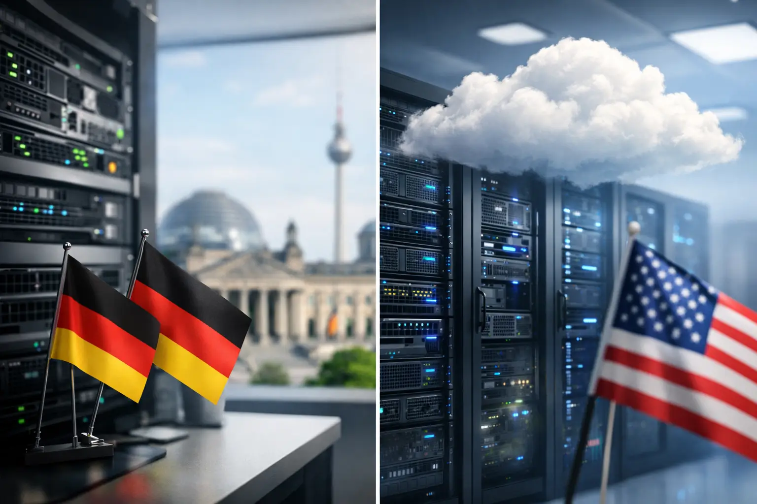Deutscher IT-Anbieter vs US-Cloud im Mittelstand